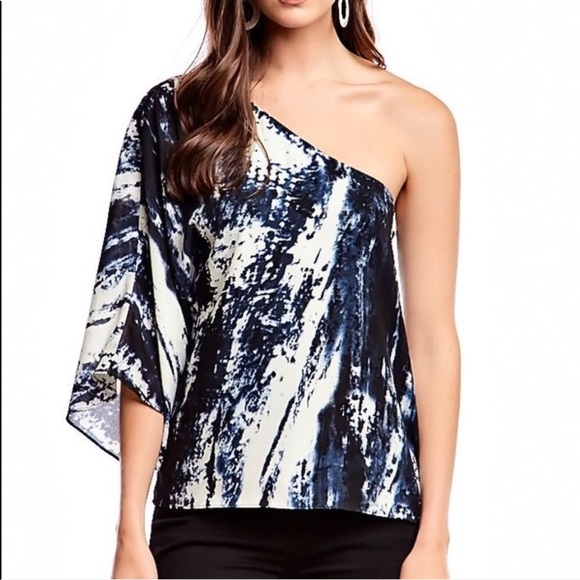 fab'rik Tops - Asher By Fab’rik Milkah One Shoulder Flowy Top S